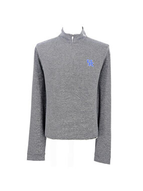 Mens Kentucky Wildcats Quarter Zip Pullover Johnnie O XXL Grey Golf Stretch